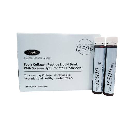 FOPIZ - 【FOPIZ】Fopiz膠原蛋白肽 12,500mg(10瓶裝) - 營養補充劑